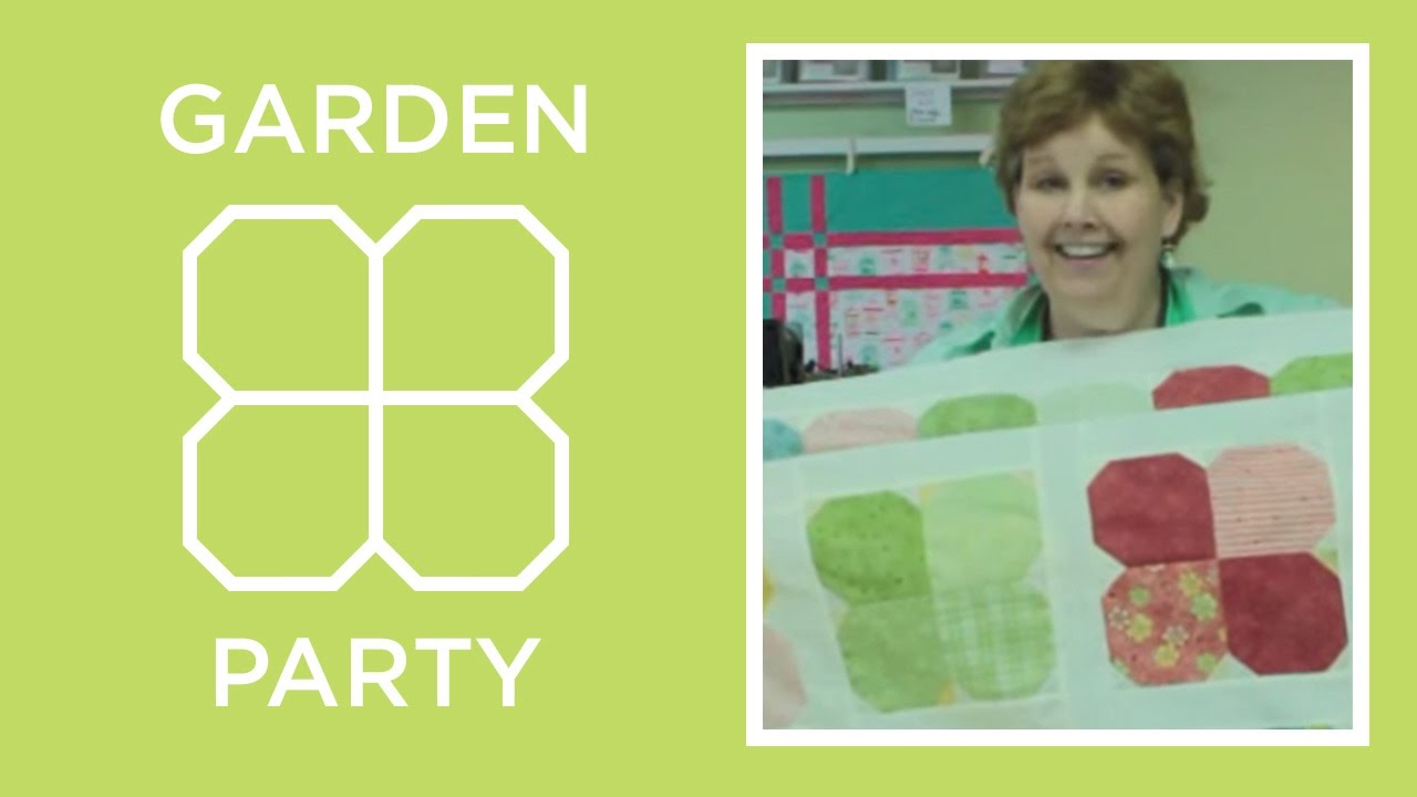 Garden Flower Charm Pack Quilt Tutorial