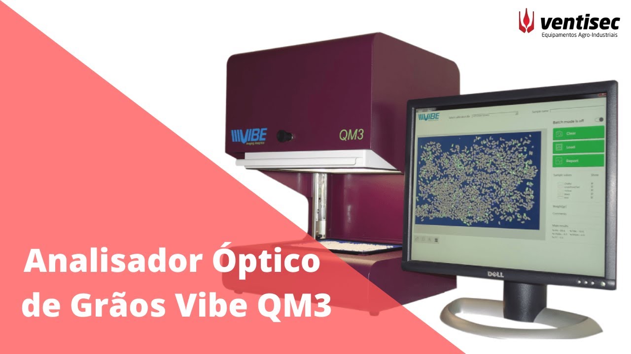 Analisador Óptico de Grãos Vibe QM3