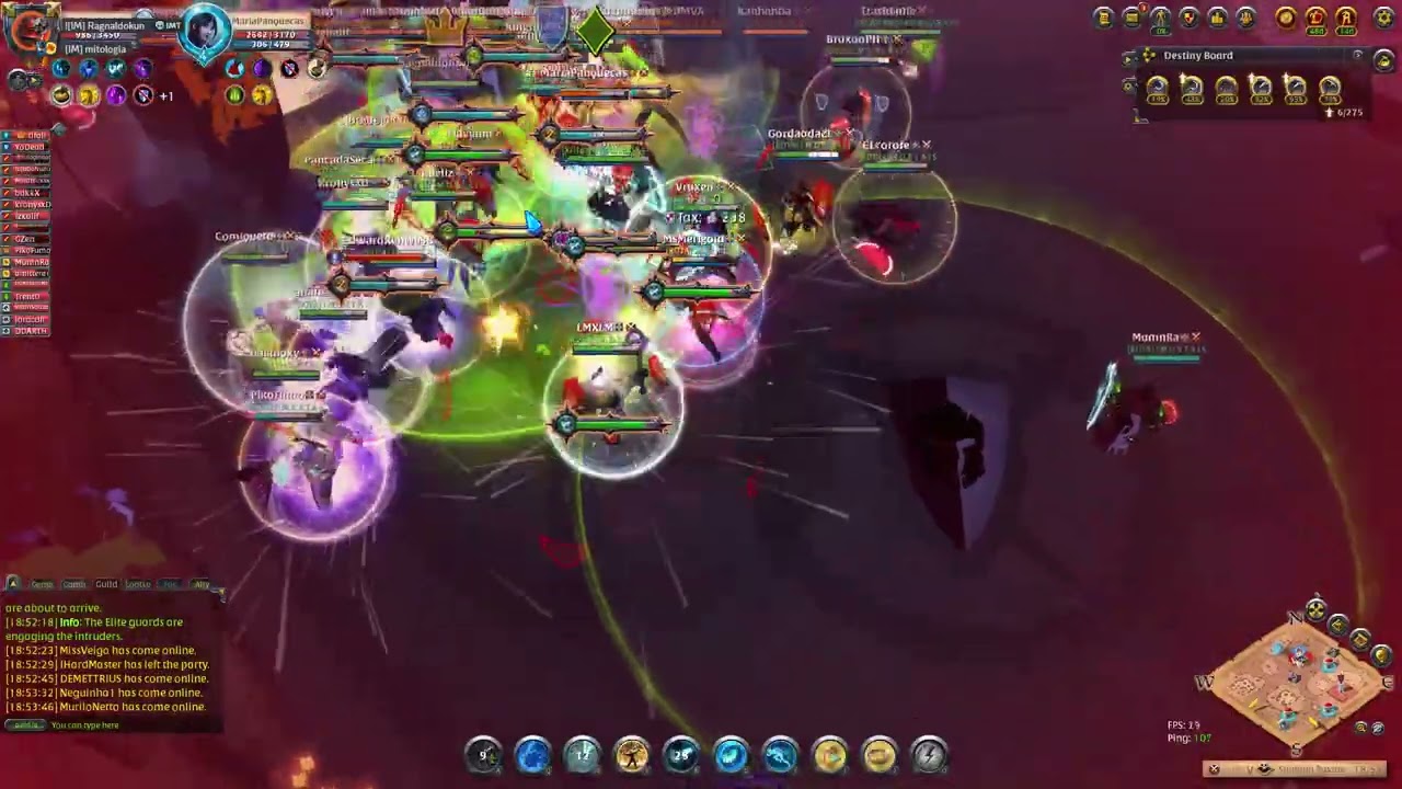 Imortais vs unslave, castelo ravine