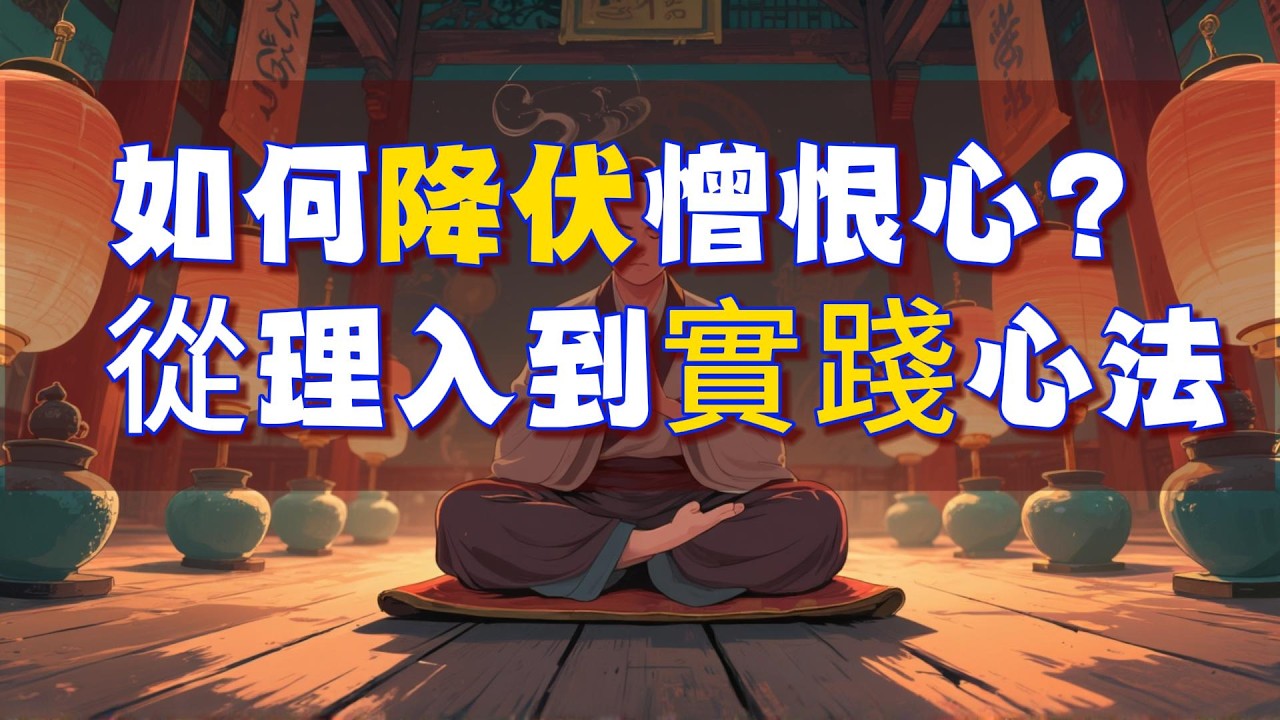 你以為聖人才能“心如止水”？ 錯！ 普通人靠這3個錦囊，恨意秒變慈悲#佛教 #修行 #開悟 #禅意生活 #佛法 #佛學