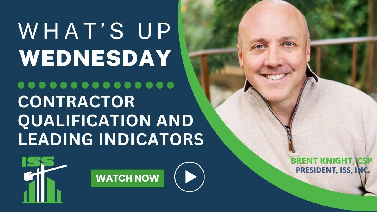 Contractor Qualification and Leading Indicators