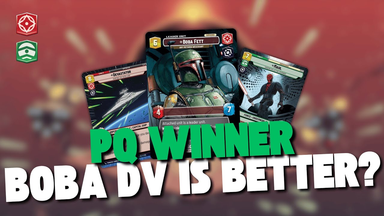 INDIRECT DAMAGE! BOBA DV PQ WINNER - Gameplay / Star Wars Unlimited