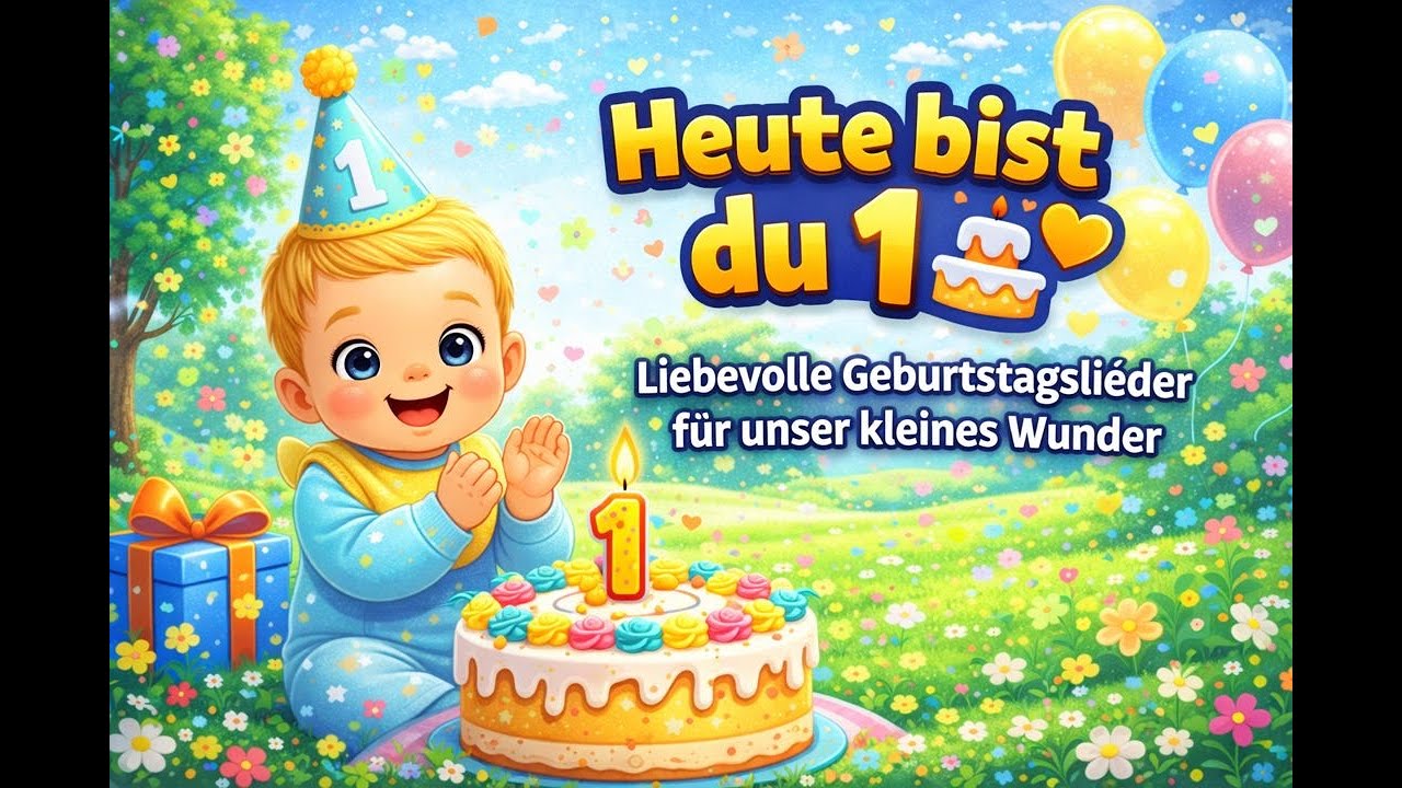 Ein Jahr voller Liebe 💕 Die schönsten Lieder zum 1. Geburtstag