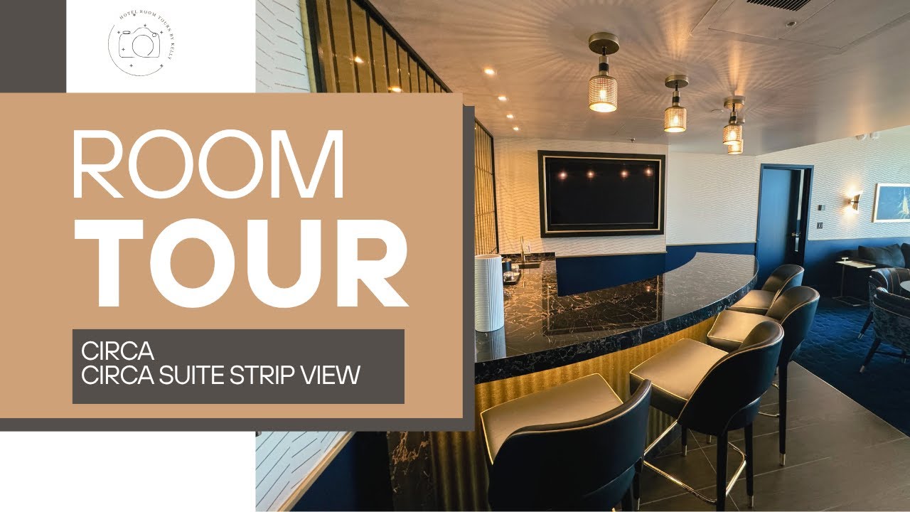 Circa Suite Strip View Full Room Tour | Downtown Las Vegas