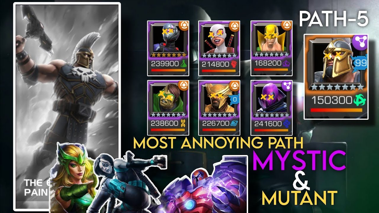 MCOC | EPOCH OF PAIN | MOST ANNOYING PATH | PATH - 5 | MYSTIC & MUTANT  (RAW VIDEO)