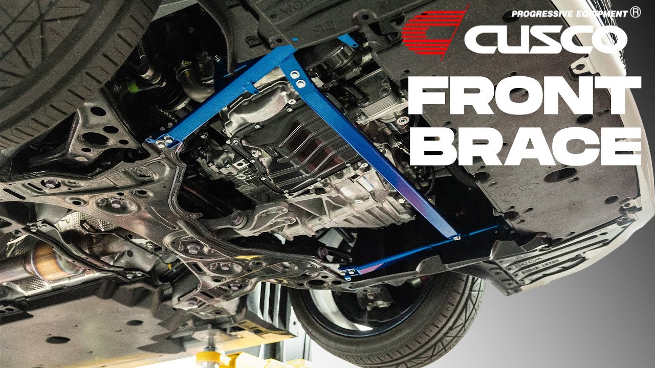 Stiffer Chassis - Cusco Front Under Brace on GRC - 1H1-492-F - GR Corolla