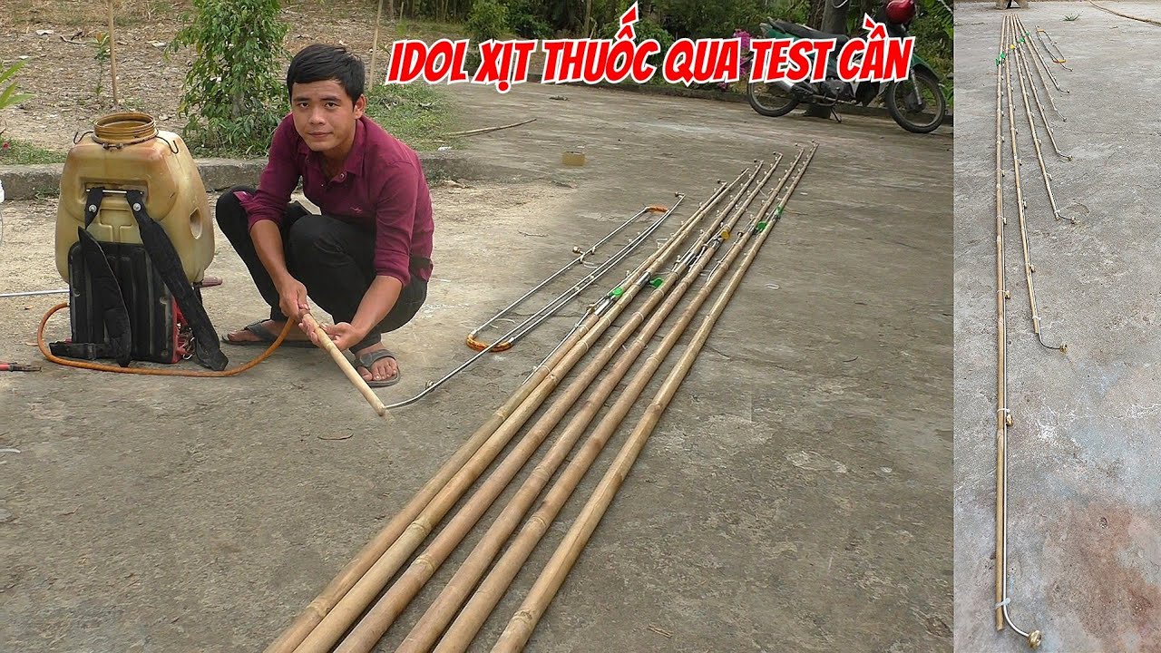 Thánh xịt thuốc qua mua cần test hết cần từ 4 mét đến 6,5 mét mới chịu về...