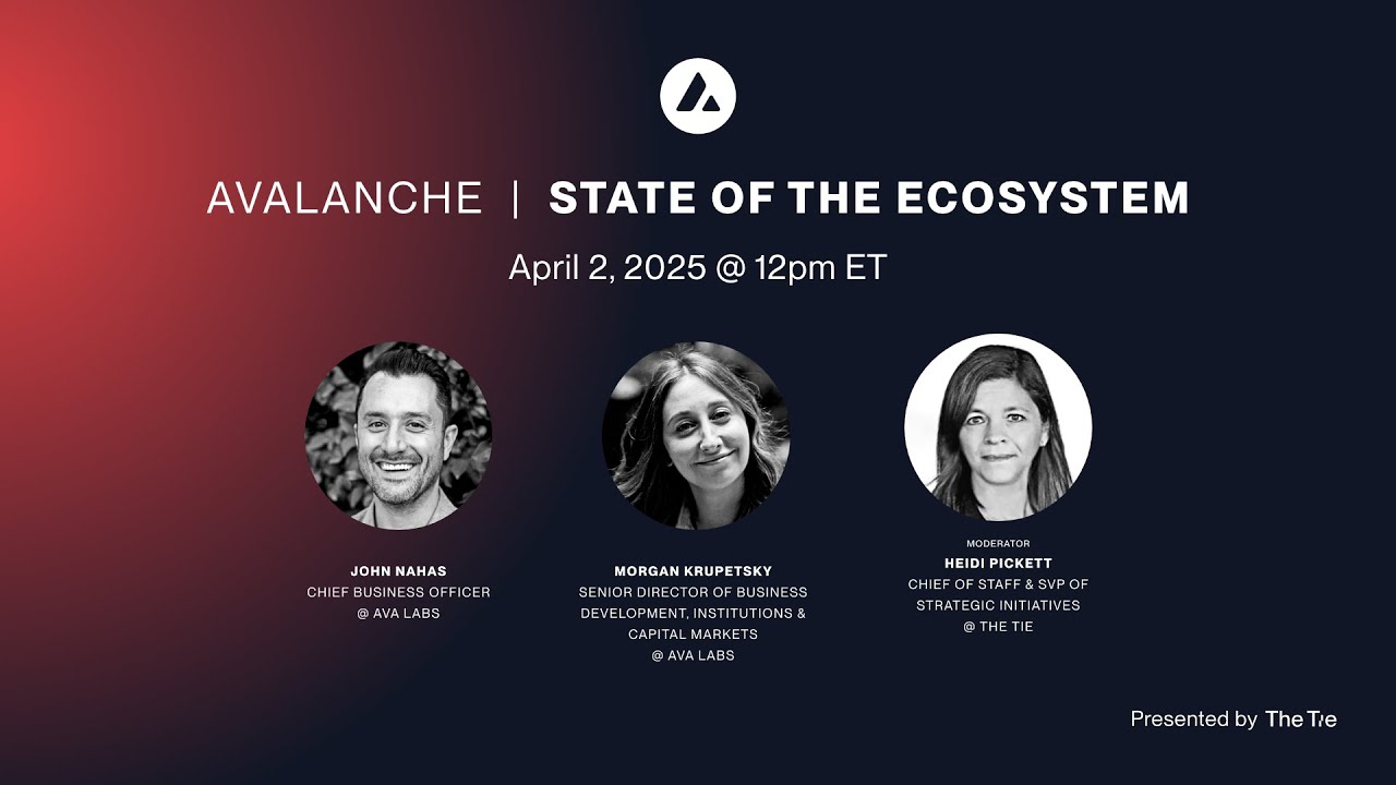 [Webinar] Avalanche State of the Ecosystem