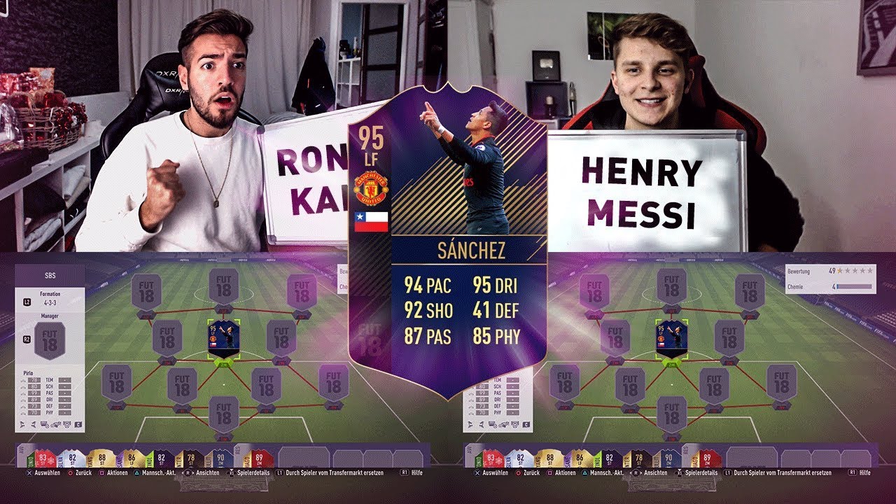 FIFA 18: SANCHEZ Man UNITED TRANSFER Squad Builder Battle 😱💎Ultimate Team Wakez 🔥
