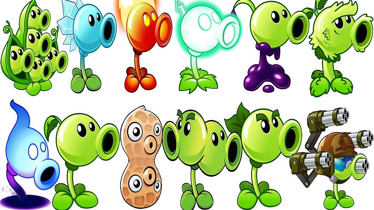 All Pea Shoot Straight Vs Torchwood Pvz2 in Plants vs Zombies 2 BattleZ: Gameplay 2019