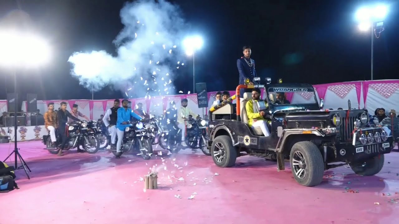 || ROYAL WEDDING WITH GRAND ENTRY JEEP || JAYDIP AHIR || KODVAV ||