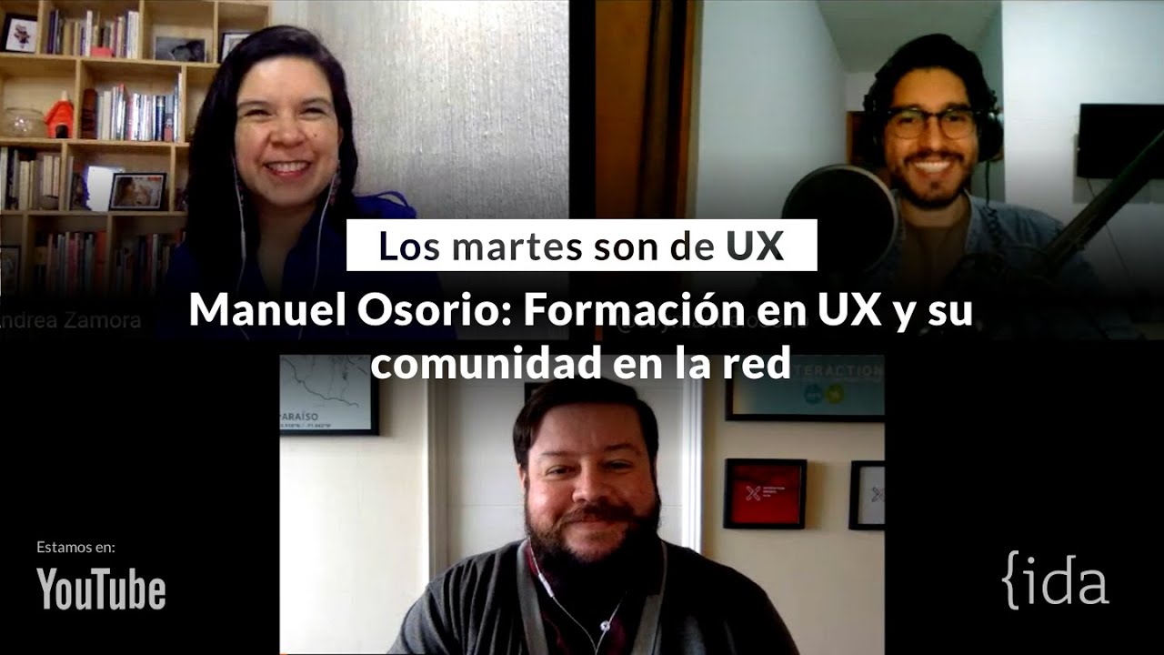 Manuel Osorio: Formación en UX y su comunidad en la red