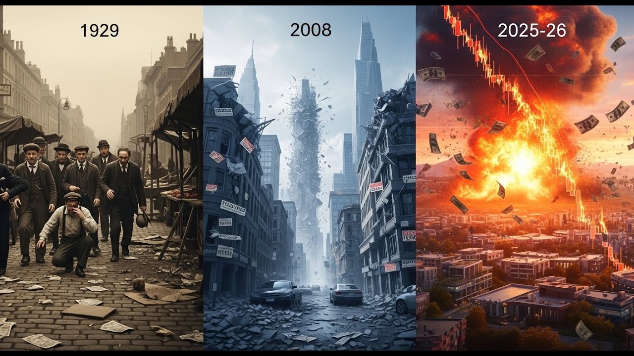 O Crash de 2025-2026 | Por Que Pode Ser Pior Que 1929 e 2008 Juntos