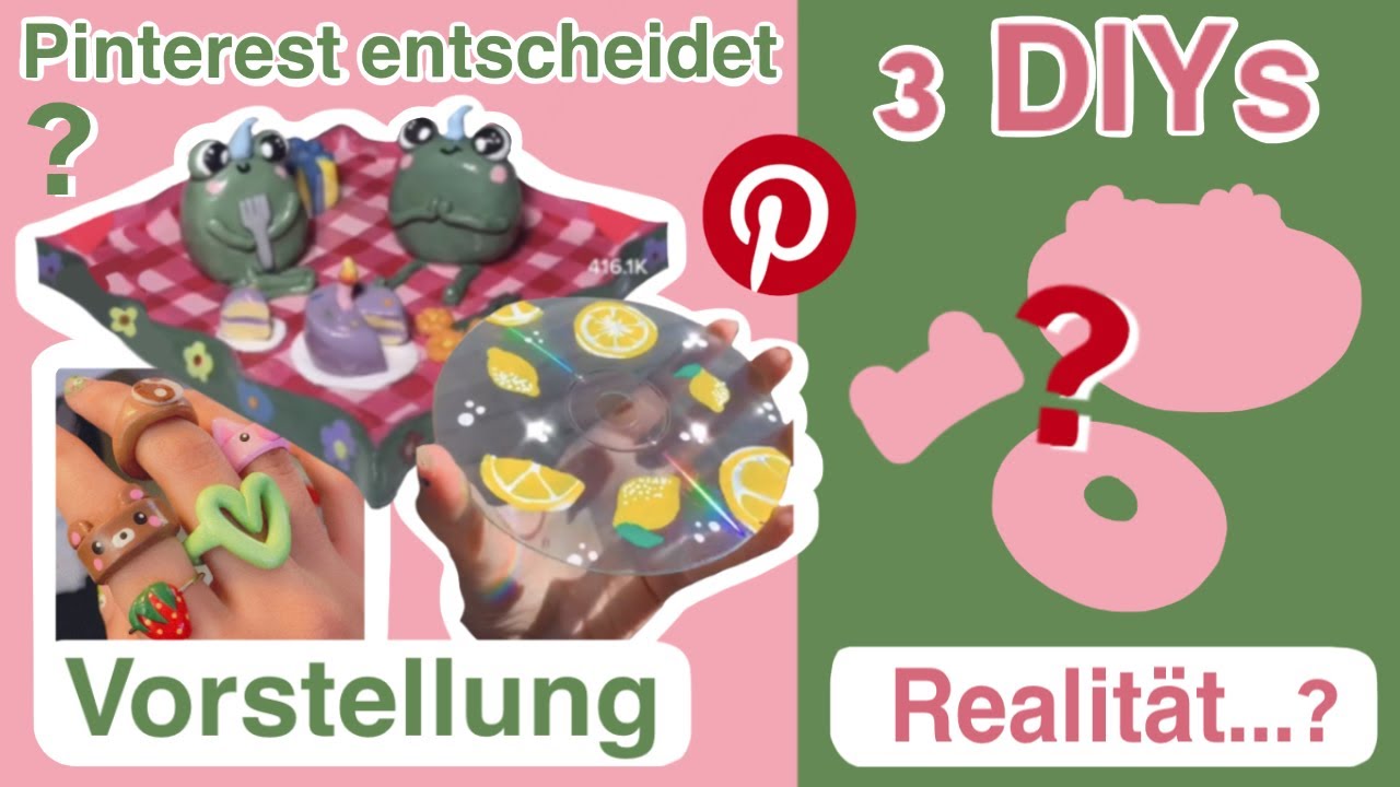 ✨Pinterest entscheidet zufällig 3 DIYs✨