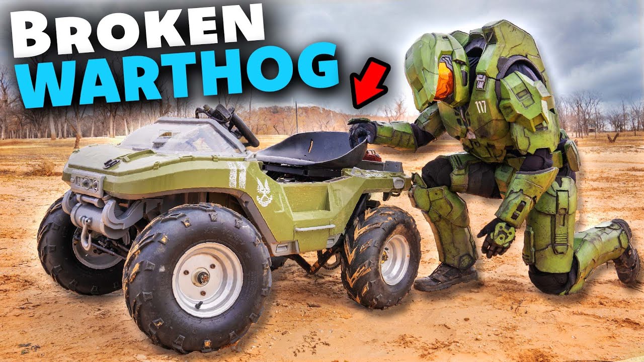 Chief BROKE The Mini Warthog (внедорожный ПОЛНЫЙ SEND)