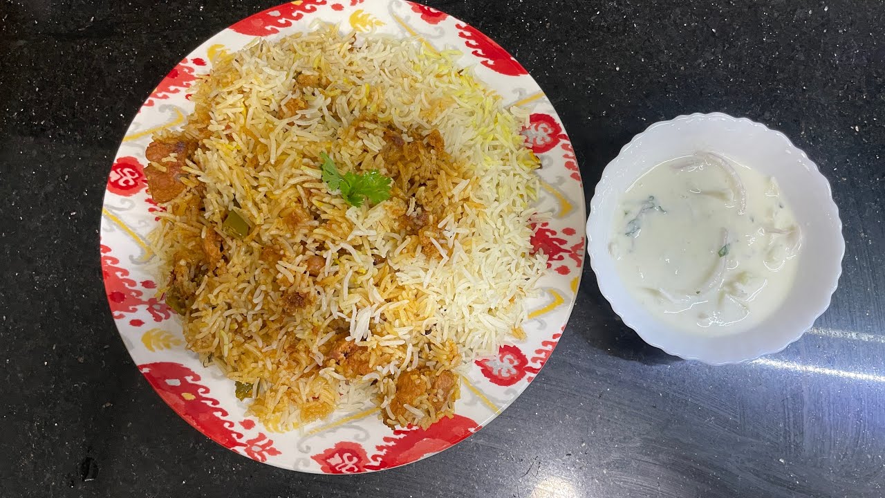 Real Hyderabadi Dum Mutton Biryani at Home || special ingredients 🤫|| simple ￼
