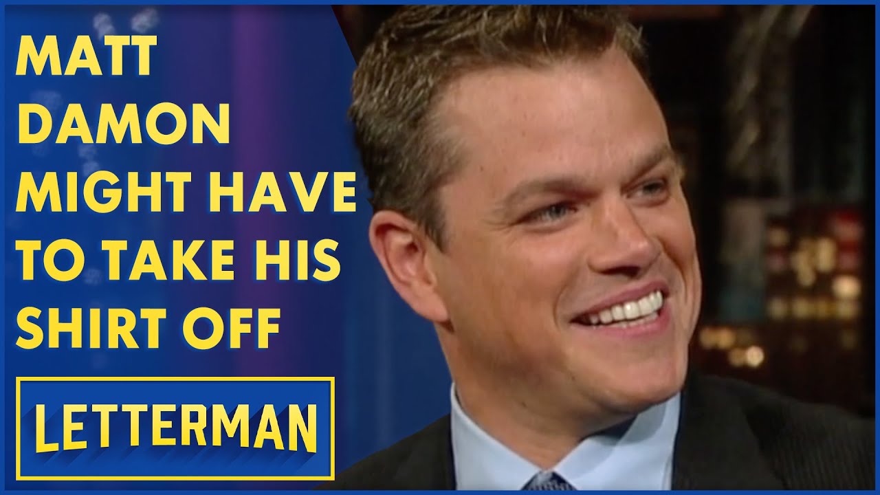 Matt Damon Reprises His Matthew McConaughey Impression | Letterman