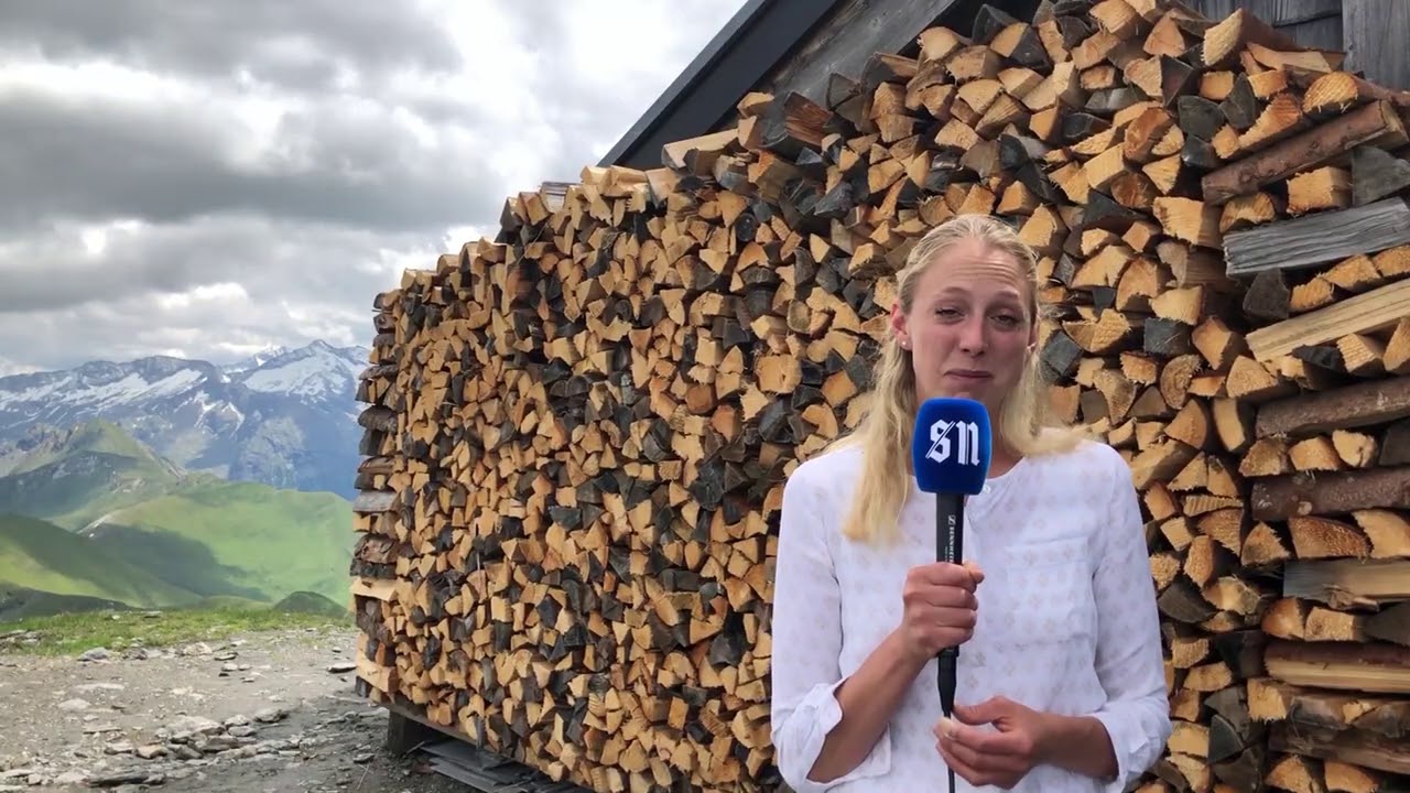 Hüttenwirtin Veronika Gruber: 