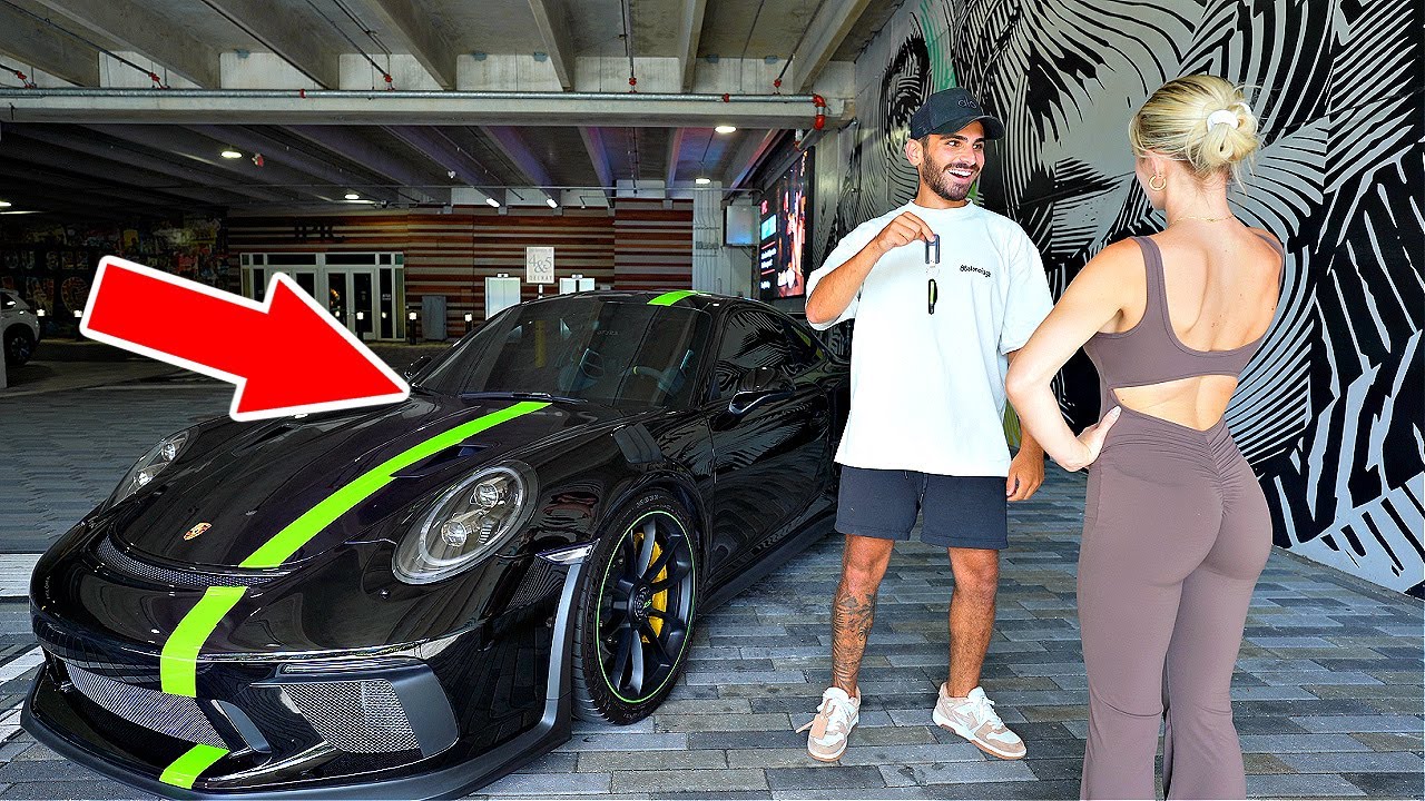 SURPRISING GIRLFRIEND WITH PORSCHE 911 GT3RS