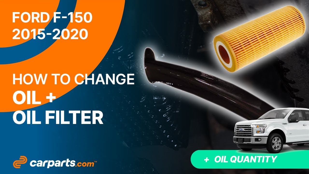 How to Change the Oil and the Oil Filter 2015 - 2020 2.7 Ford F-150 🛢