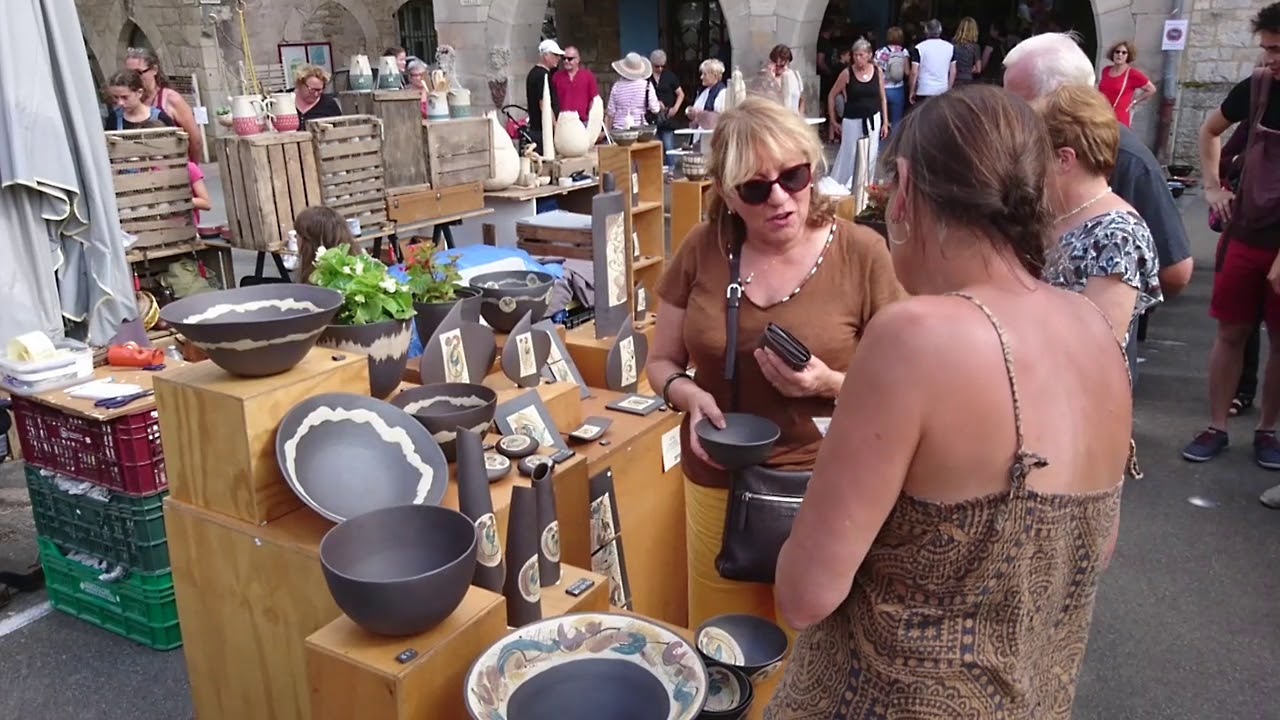 Marché des Potiers Caylus 2019