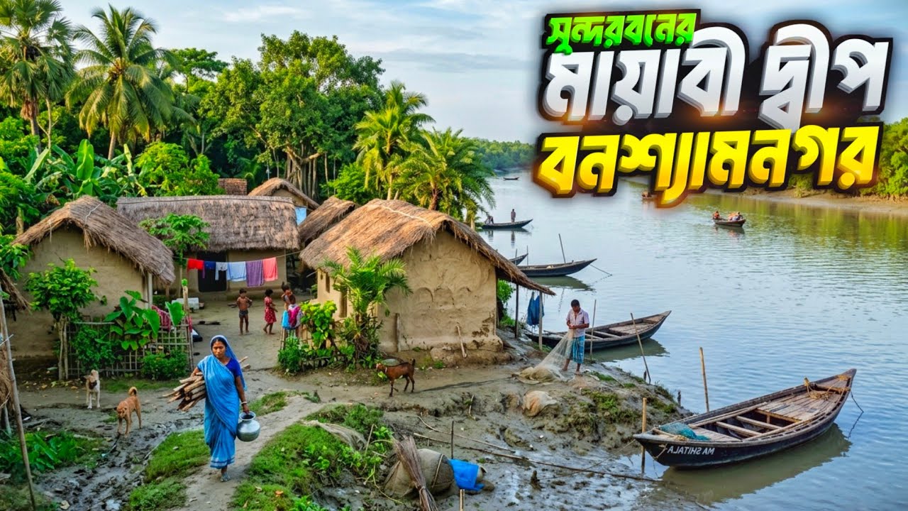 সুন্দরবনের মায়াবী দ্বীপ বনশ্যামনগর | Sundarban Magical island Banashyamnagar 🌴