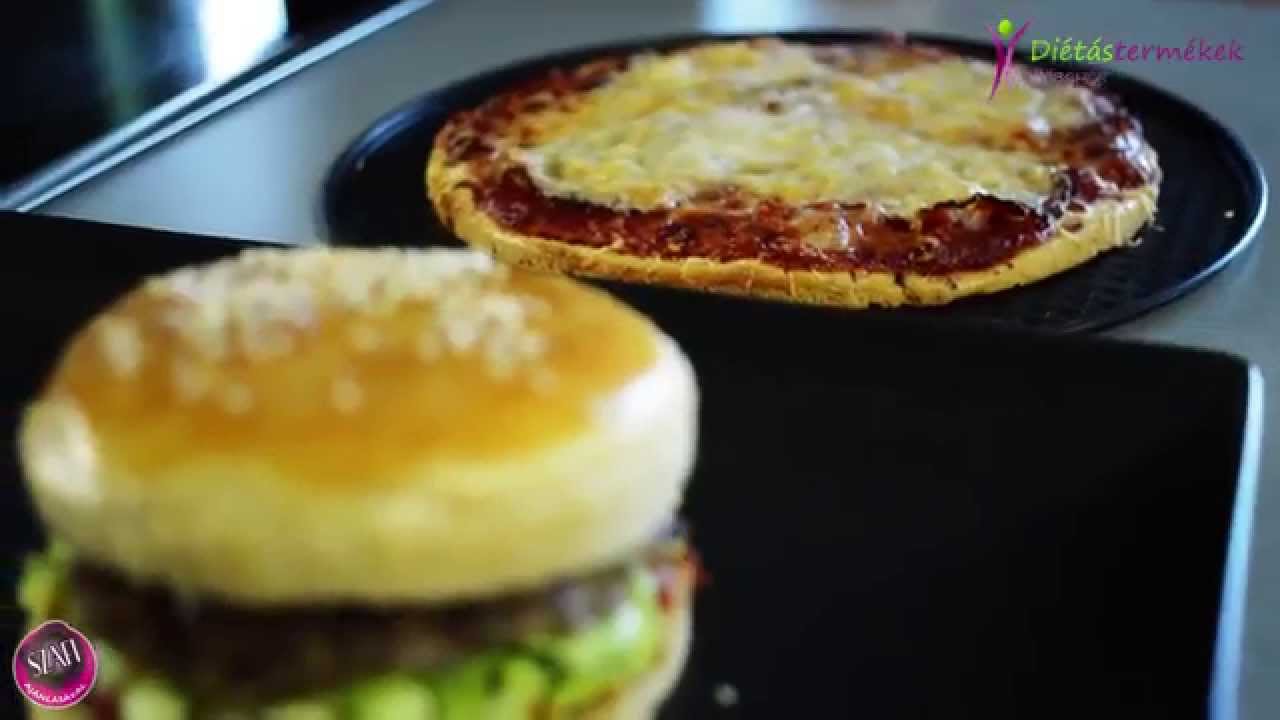 Paleo pizza és paleo hamburger recept (Szafi 2in1 recept)