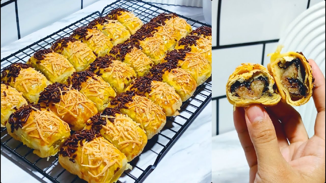 Resep Lengkap Bolen Pisang Coklat Keju, Kulit Berlapis Ngeprul Banget !!