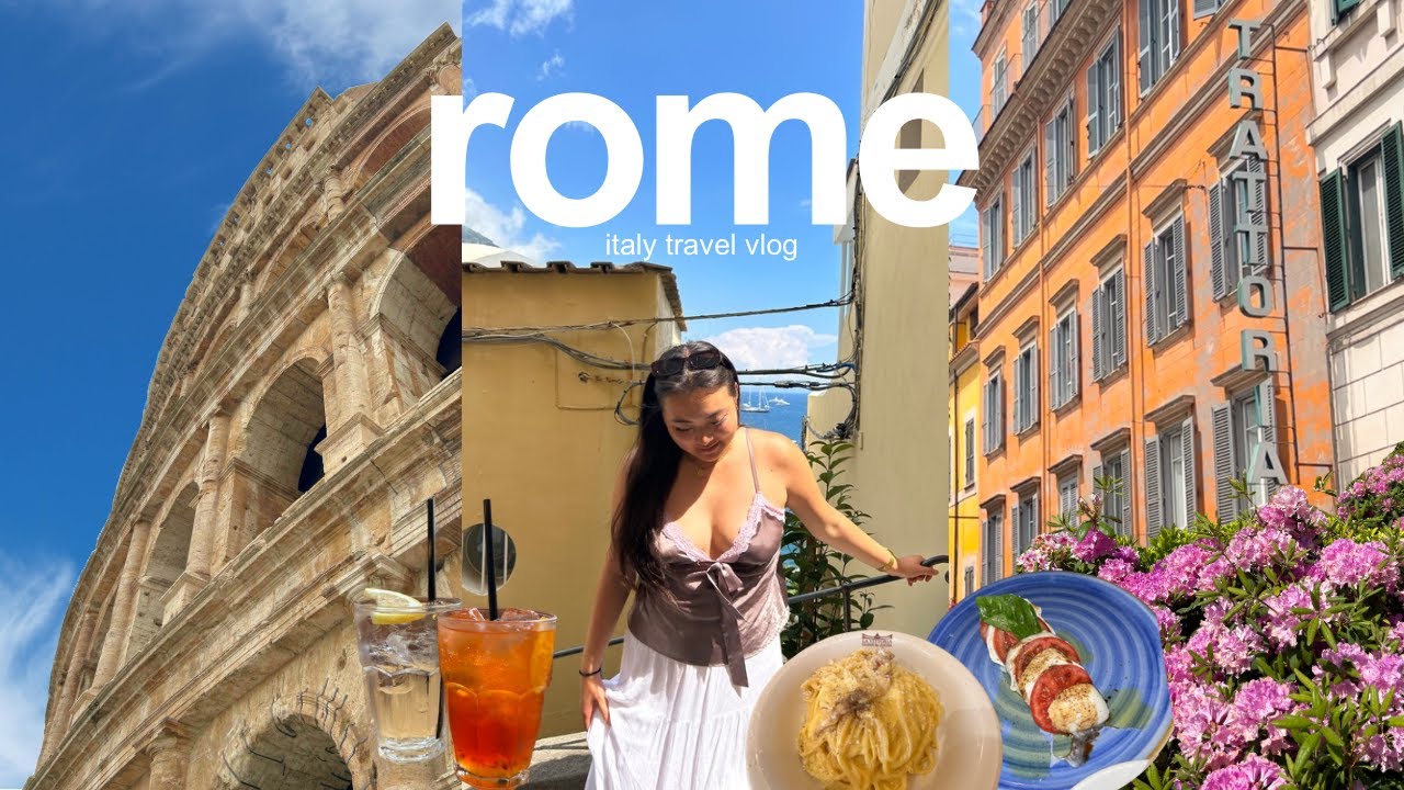 rome travel vlog | eating, exploring, & sightseeing in italy