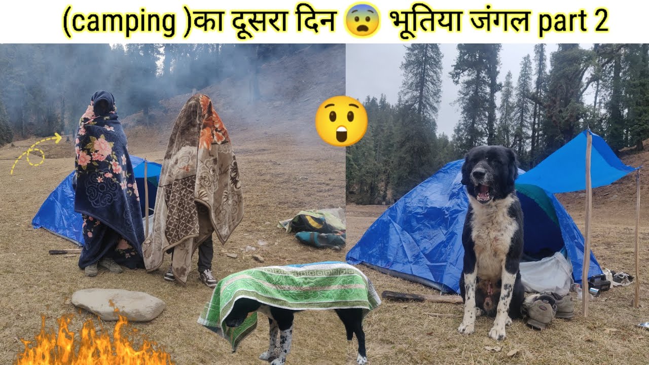 बिना पानी के रहे जंगलों में 😭 | दो दिन 'भूतिया आवाजे 😨|dudhatoli night camping| 🙄