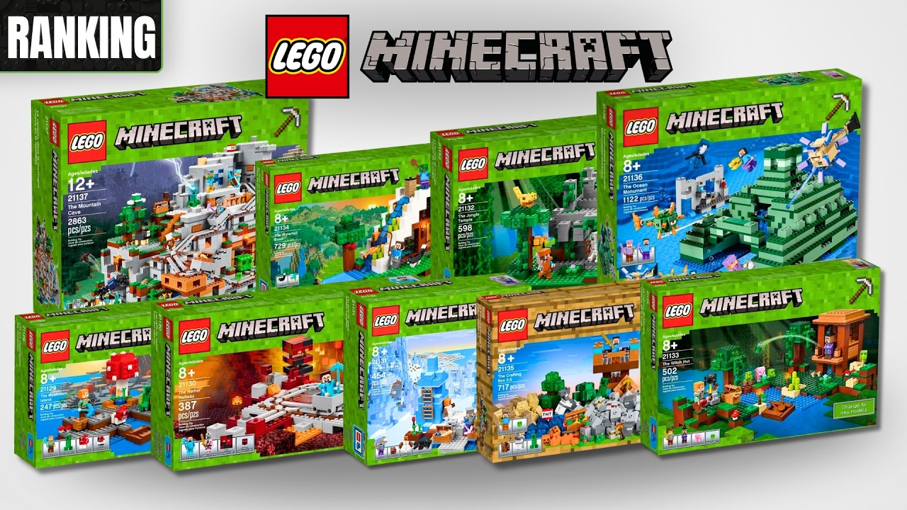 LEGO Minecraft 2017 - Alle Sets gerankt und bewertet! 📊🔥