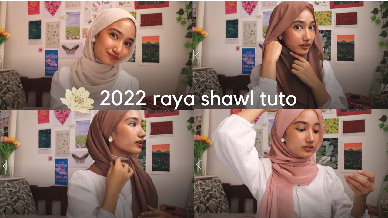 shawl tutorials for raya 2022