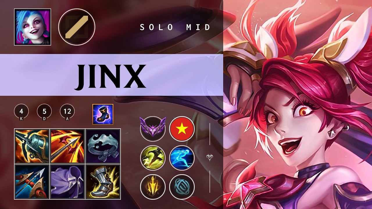 Jinx Mid vs Malzahar - VN Master Patch 26.07