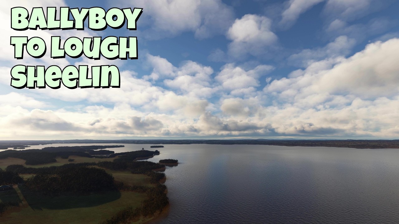 Visiting Lough Sheelin Airstrip in a Diamond DV20