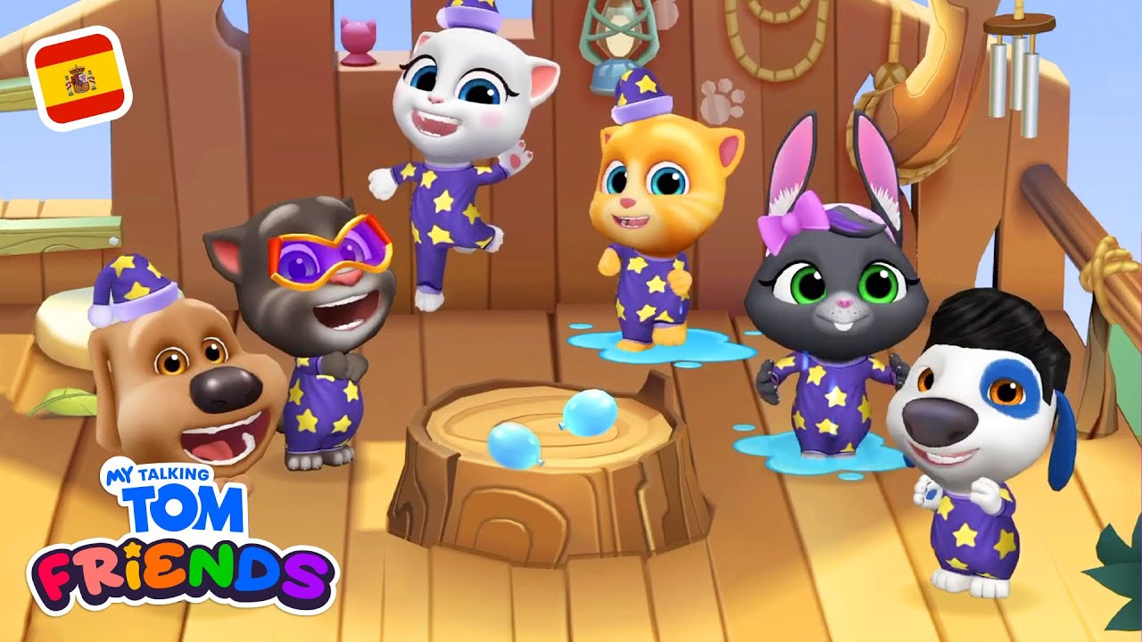 ¡Fiesta de pajamas en Mi Talking Tom: Amigos! 🥳 NUEVA jugabilidad