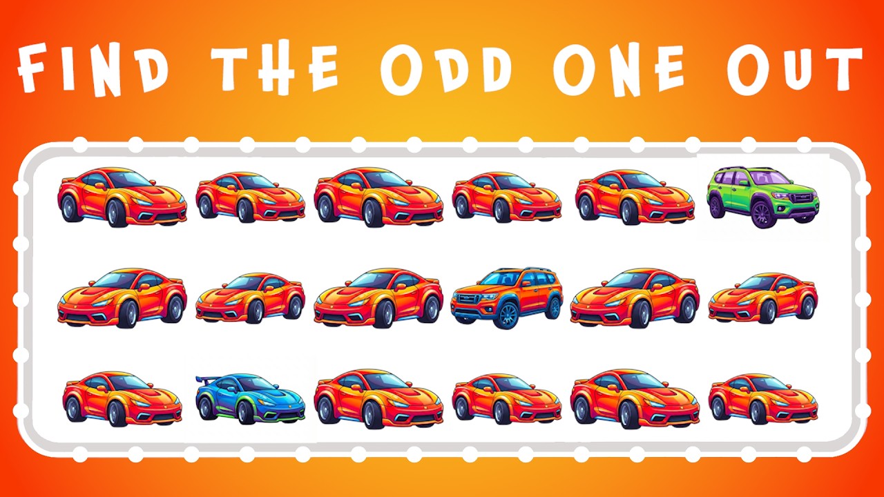 Find the Odd One Out: 25 Levels Challenge! 🧠 (#1)
