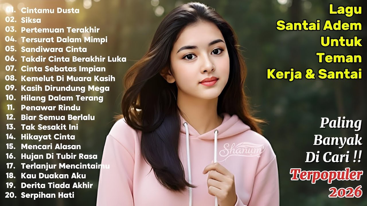 Slow Rock Melayu Viral Terbaik 2026 | Cocok Untuk Menemani Aktivitas Dan Santai - Cintamu Dusta
