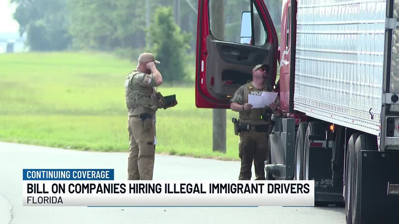 Florida bill would allow immediate impoundment of semi-trucks driven by undocumented immigrants