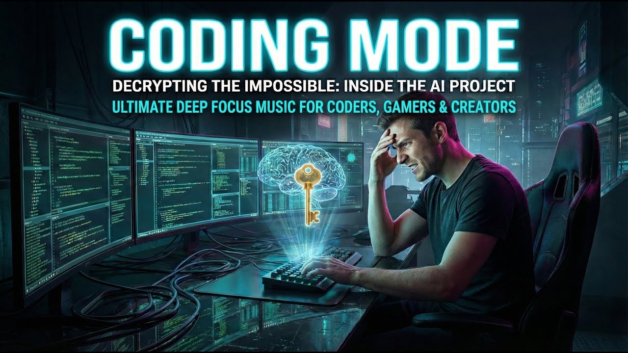 Dark Synthwave Coding Session | Atmospheric Focus Music