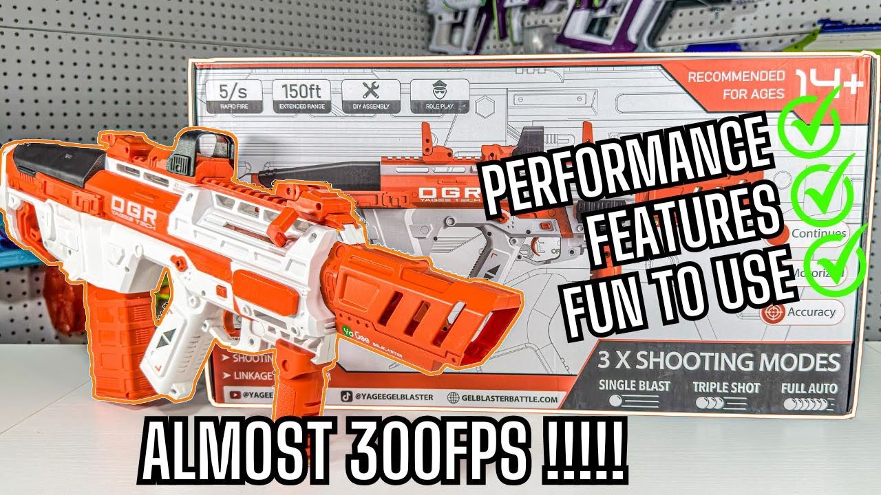 НОВЫЙ 11.1V Yagee DGR BO9 Pro Max Set Blaster — это просто СУПЕР! | Oakley Entertainment