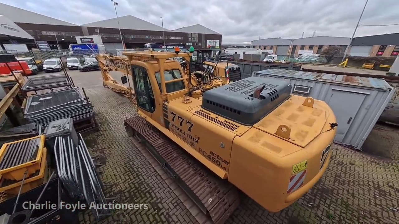 2001 Komatsu PC450 LC-6K Long Reach Excavator - ONLINE TIMED AUCTION  - 777 Demolition