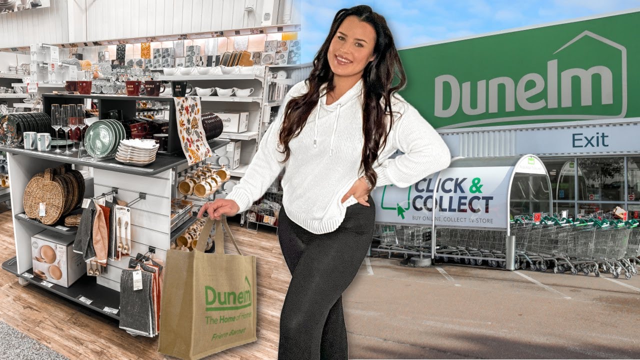 DUNELM SHOP WITH ME | Распродажа, новинки и осенний ассортимент 2024 года