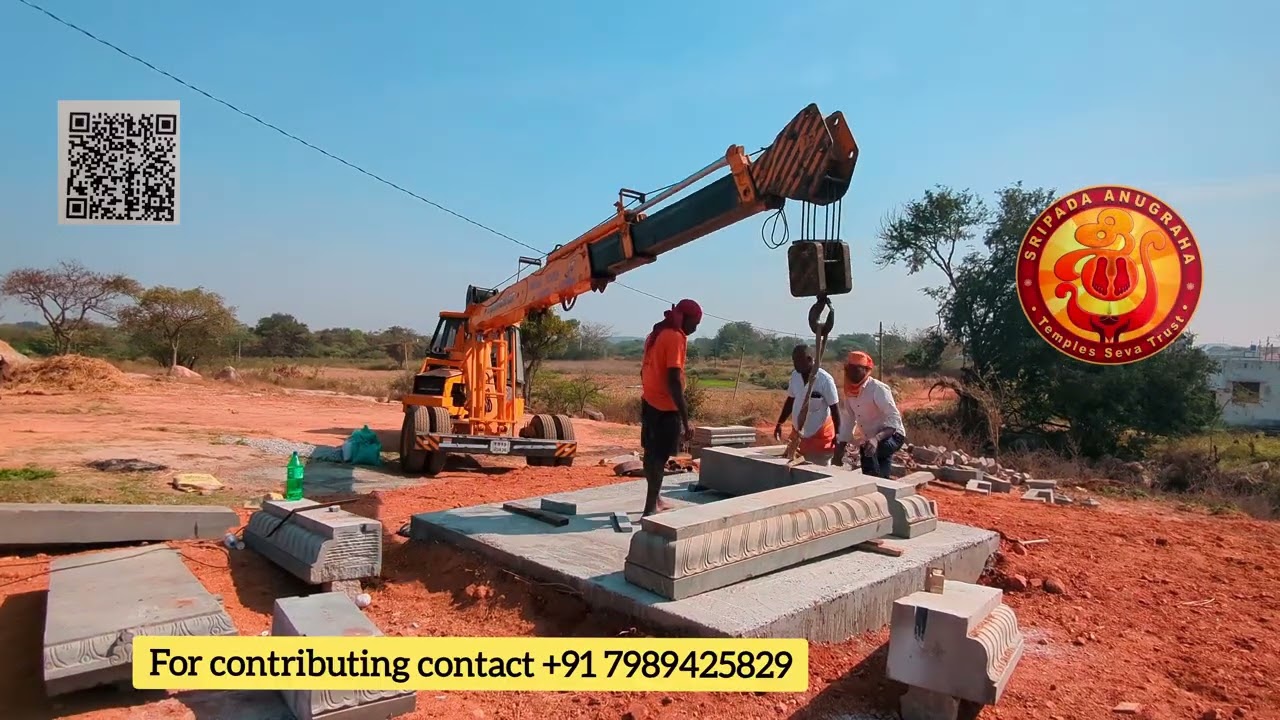 Day 3 (11/01/2026) of 1000 yrs old shiva Mandapam work terpole Sangareddy 