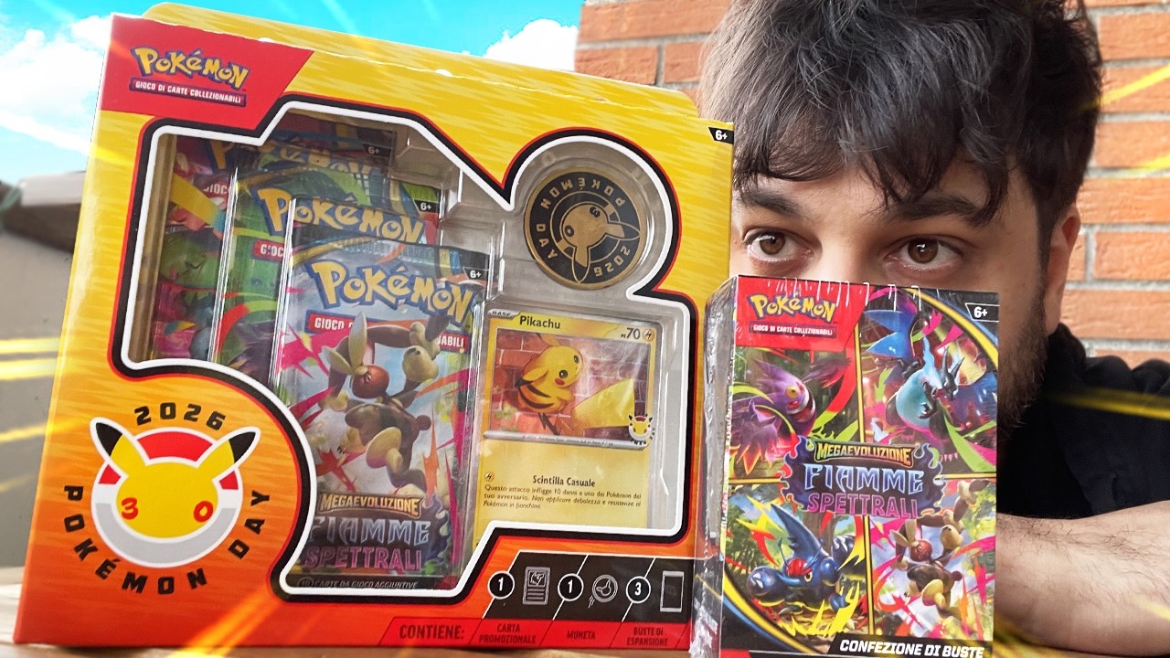 APRO la COLLEZIONE POKEMON DAY e un BUNDLE di Pokémon FIAMME SPETTRALI