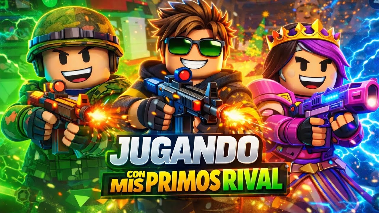 Jugando con mis primos rivals