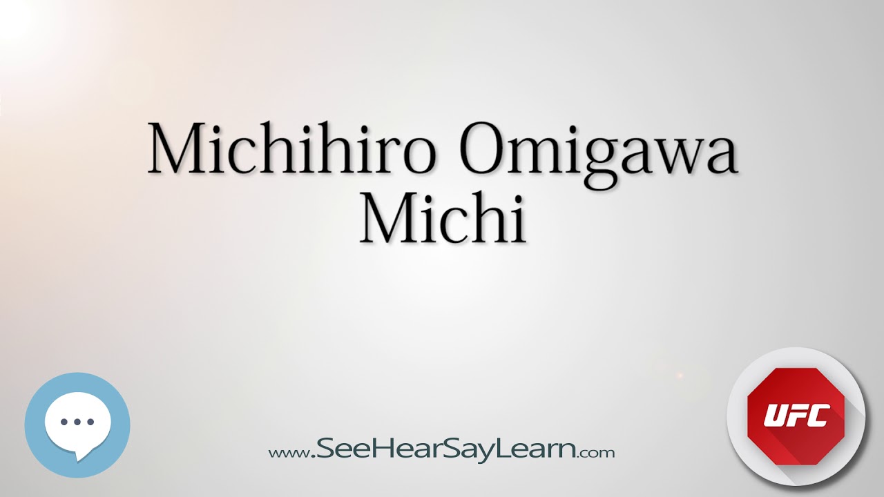 Michihiro Omigawa   UFC Fighter's Nicknames 🔊