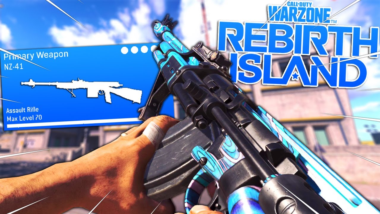 The NZ-41 On Rebirth Island - Why Does NO ONE Use This!? *Best NZ-41 Setup* (Vanguard Warzone)
