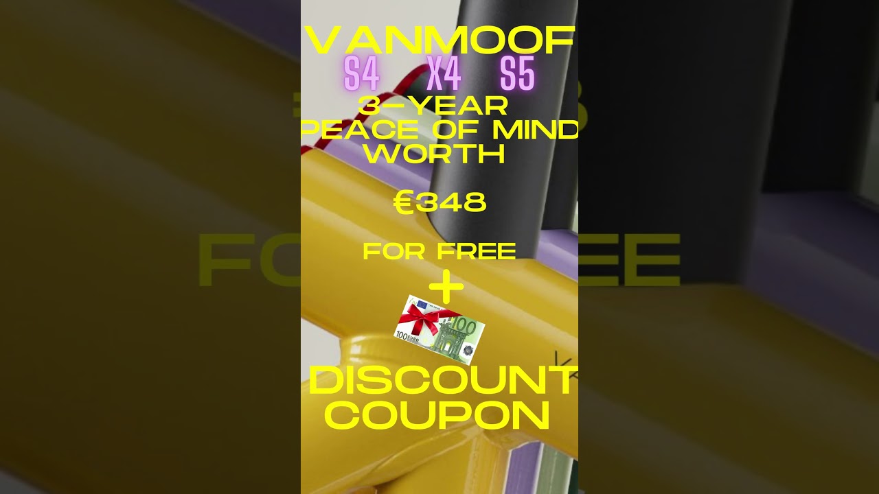 Neue Vanmoof X5 A5 (gratis 3-Jahres-Peace of Mind im Wert von 348 &euro; + 100 &euro; Rabatt)  #vanmoof