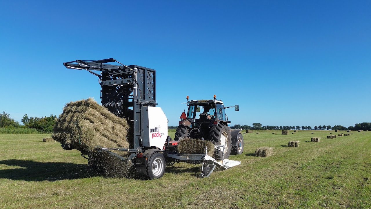 Hooipakken bundelen met een Arcusin Multi Pack D14 door Jacco Tuma