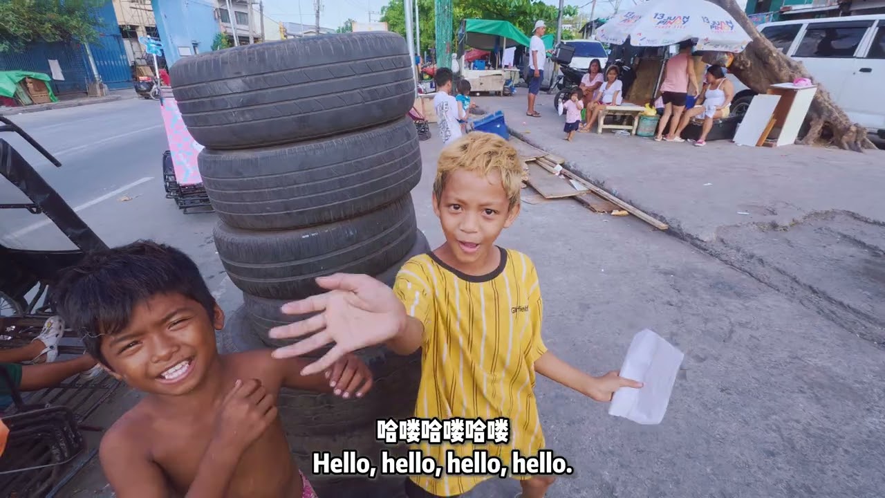Filipinos living under the bridge - we're trying to help them out